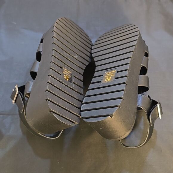 BRAND NEW SANDALS OPEN TOE FISHERMAN MULTI STRAP GLADIATOR PLATFORM SANDAL - Picture 14 of 16